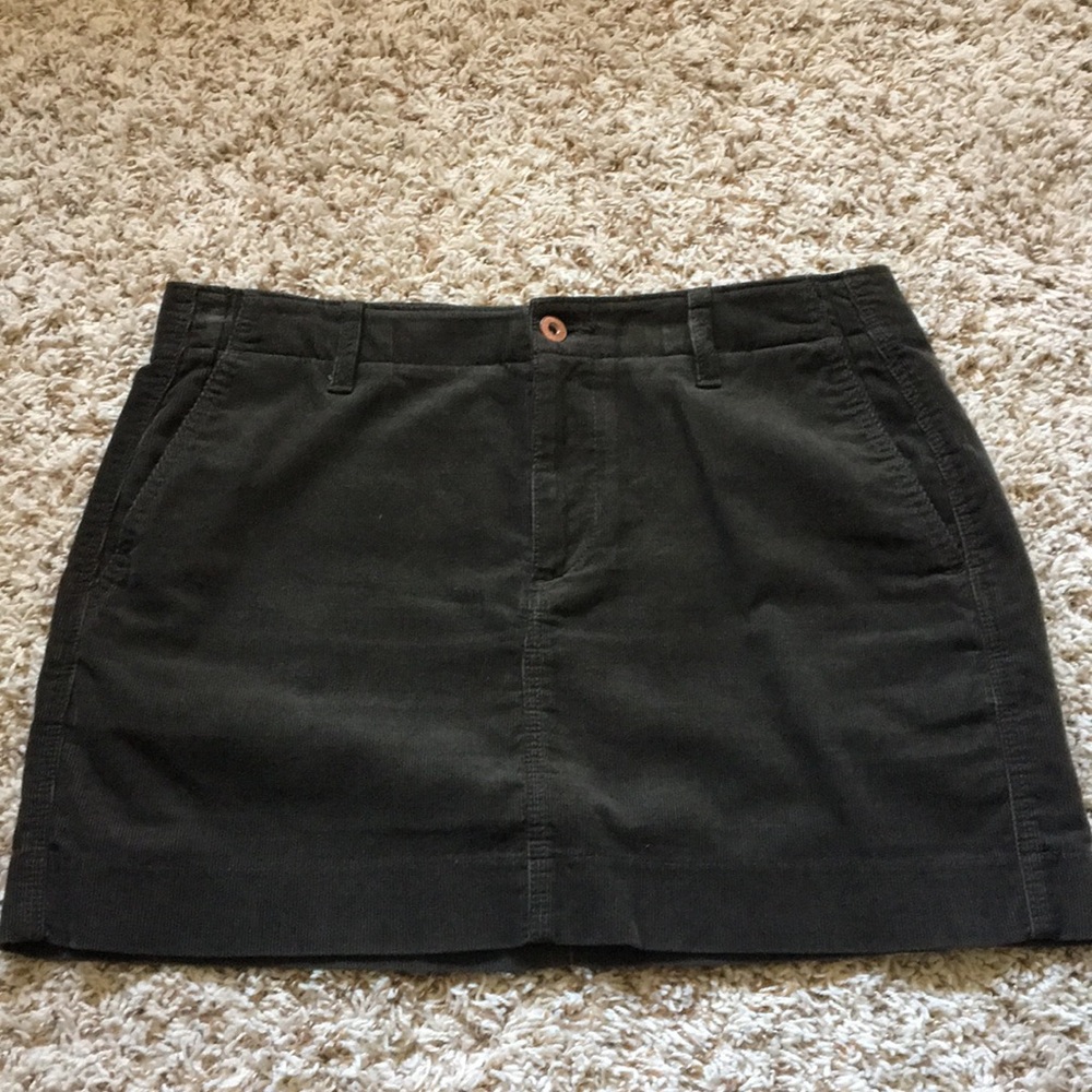 Corduroy Mini Skirt